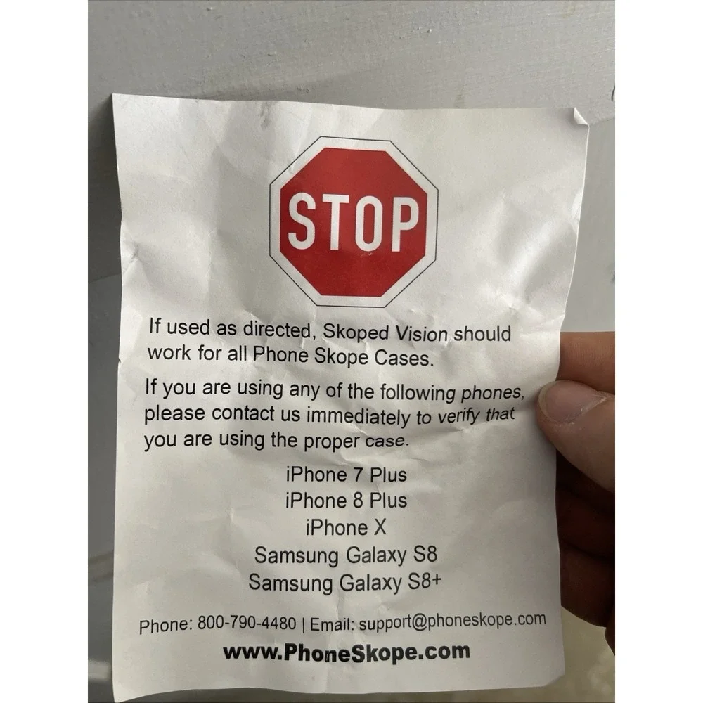 Phone Skope Skoped Vision Rifle Scope Adapter With Bag
